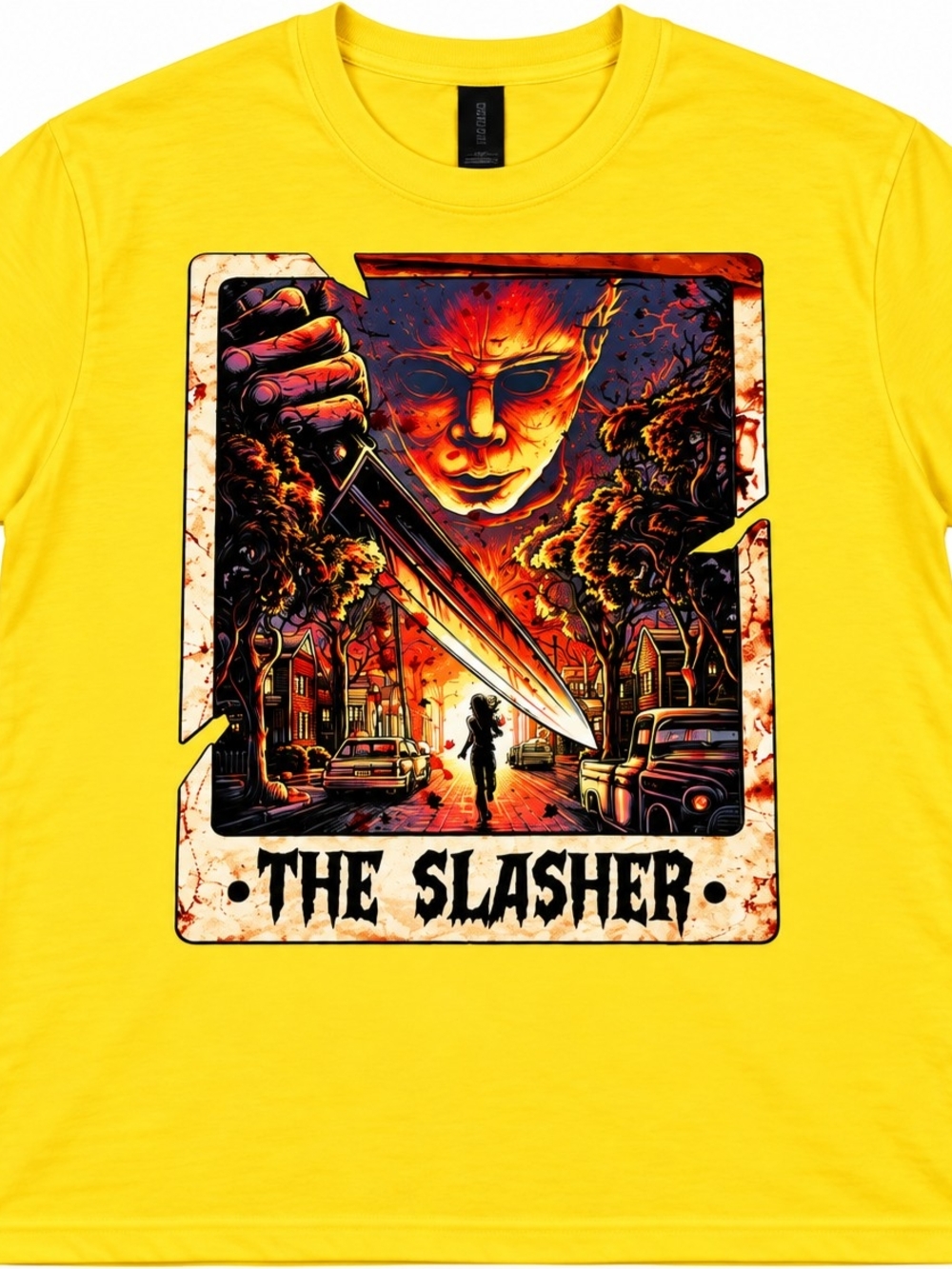 The Slasher Graphic Tee - Yellow